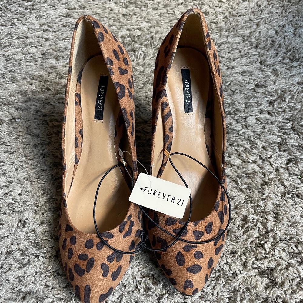 Forever 21 Cheetah heels